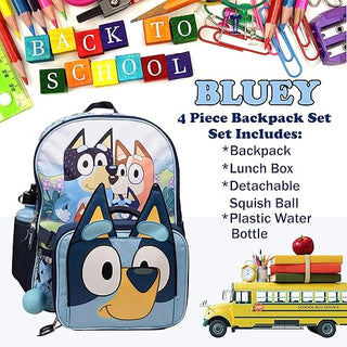 Bluey 4-Piece Backpack Set